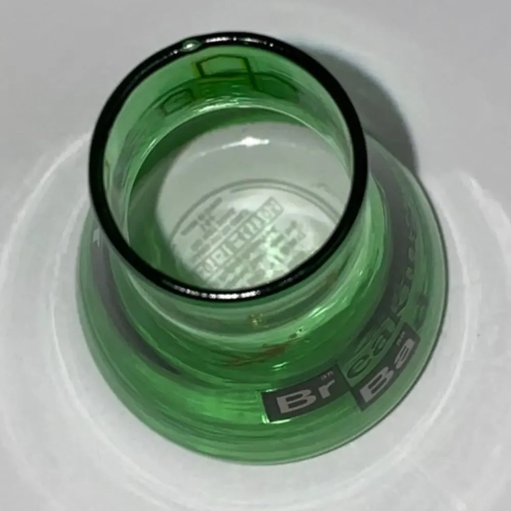 Breaking Bad Respect Chemistry Beaker Shot Glass Lime Green EXCELLENT
